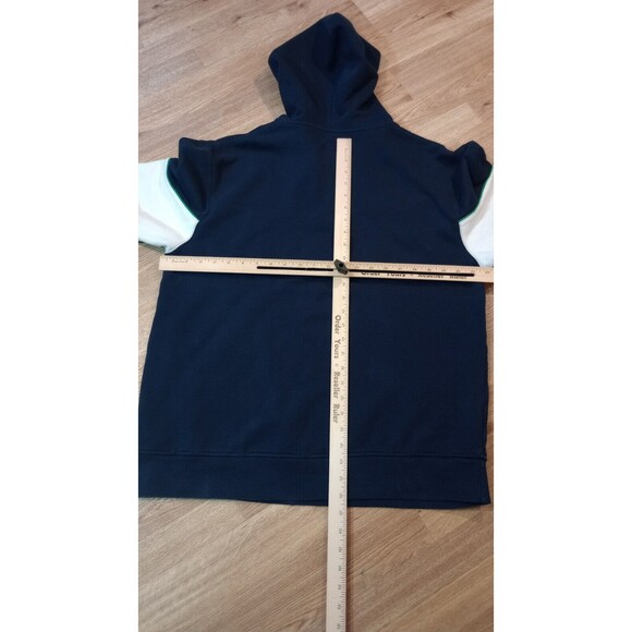 Adidas Notre Dame Fighting Irish Hoodie Mens Extra Large Henley Sweatshirt Leaf - Picture 14 of 16